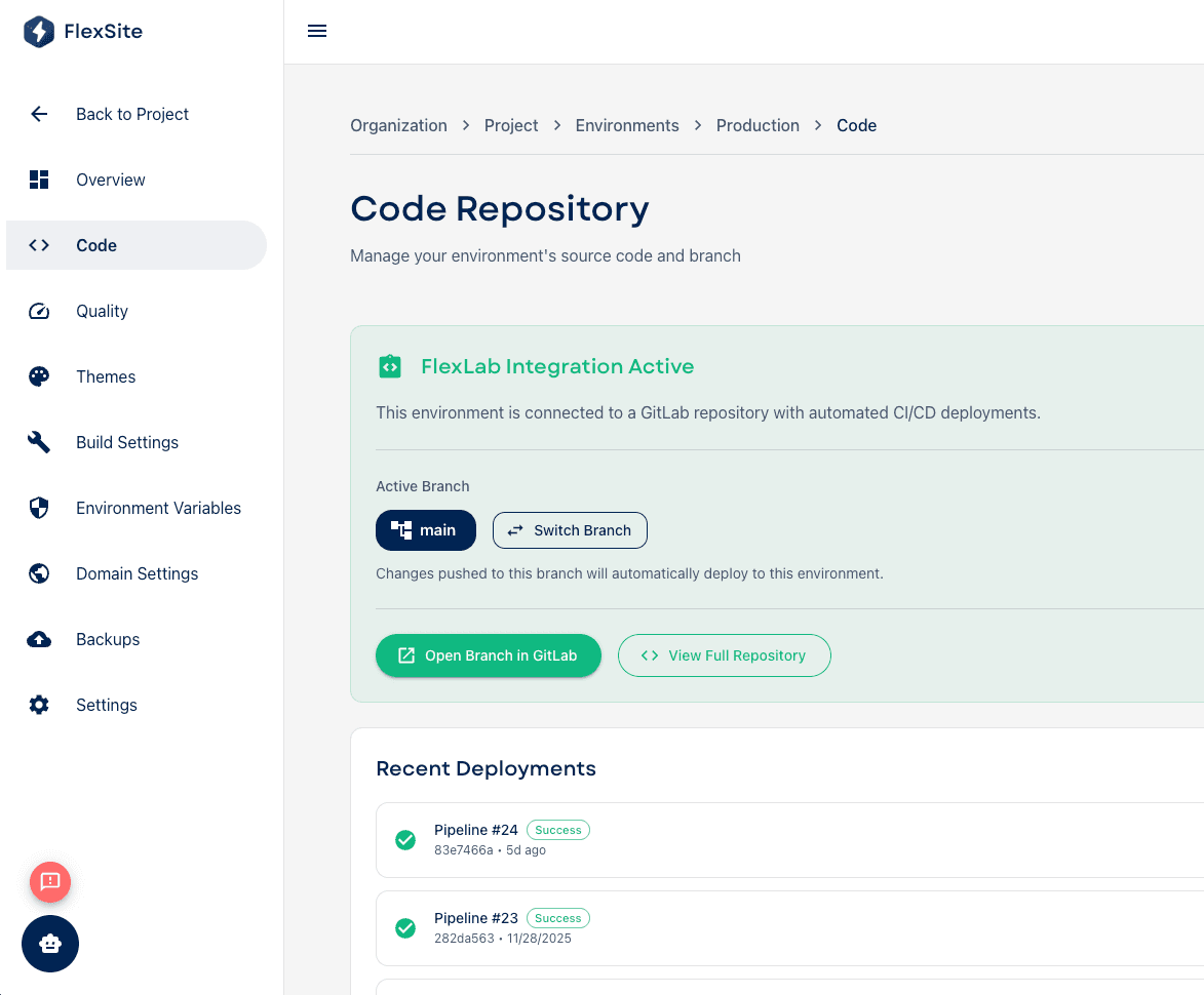 FlexLab Development Platform