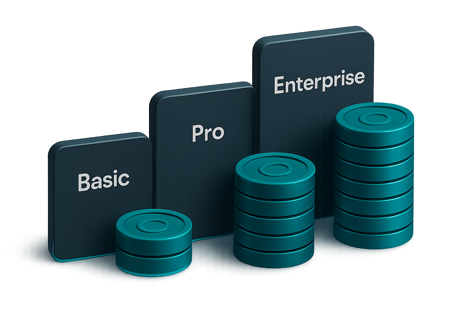 Plan tiers unlock more credits