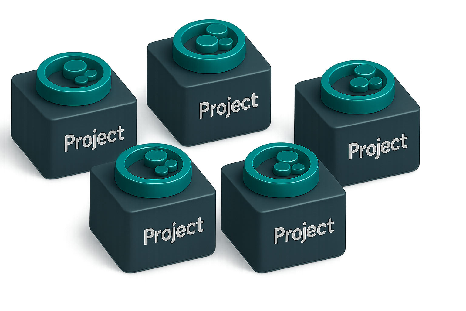 Example A: 50 credits → 5 small projects